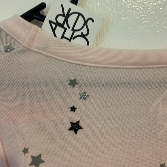 Pink Sweatshirt with stars soft and comfy - Picture 5 of 5